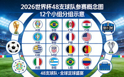 2026世界杯48支球队参赛概念图